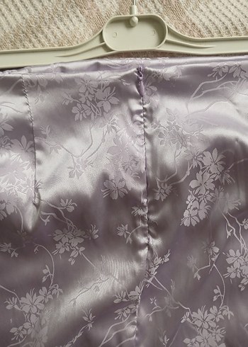 Saten midi etek - Görsel 3