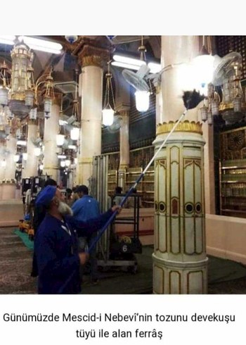 Mescid-i Nebevi Ravza Temizlik Fırçası Medine - Görsel 2