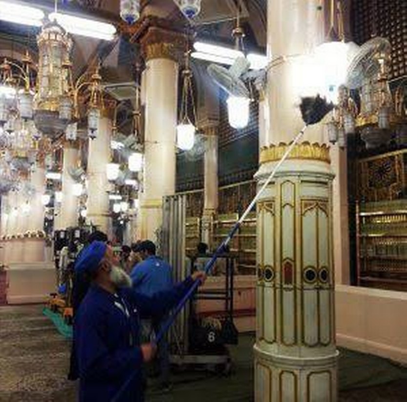 Medine-i Münevvere Ravza Deve Tüyü Toz Alma Fırçası Eşsiz Eser - Görsel 2