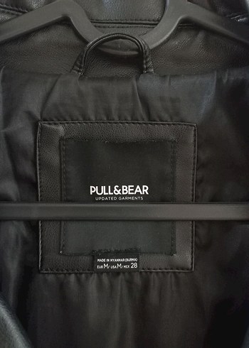 Kadın Siyah Deri Biker Ceket - Görsel 4