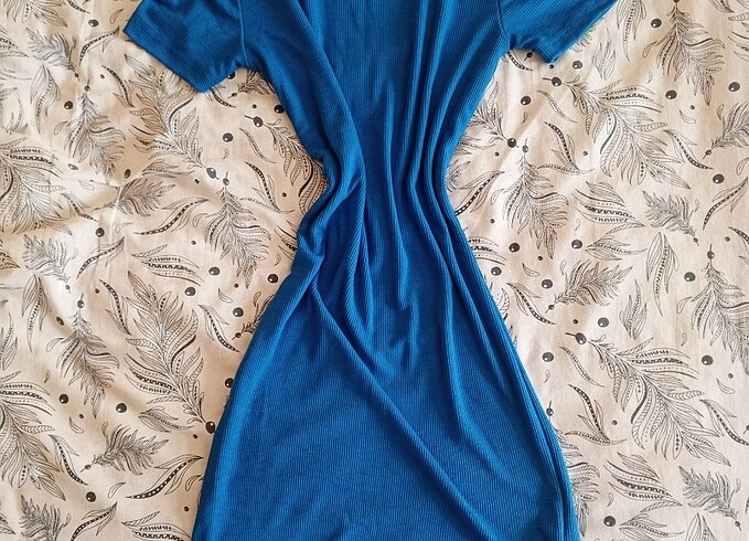 LC Waikiki Saks mavisi elbise