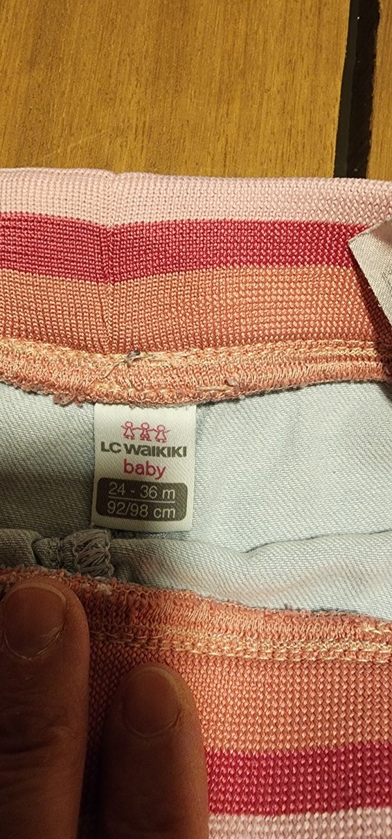 Kız Çocuk Pembe Kemerli Denim Şort - Görsel 2