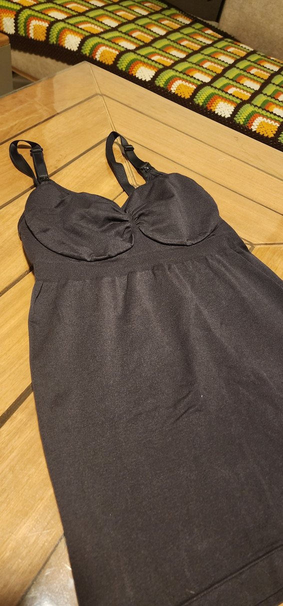 Siyah Göğüs Destekli Emzirme Korsesi - Görsel 2