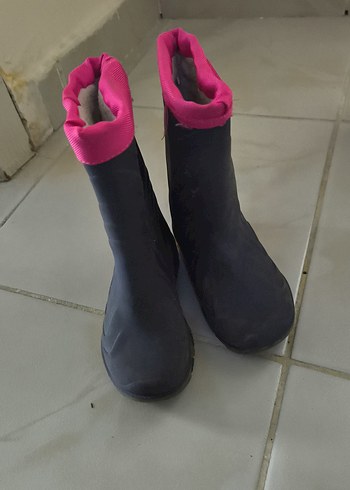 Kız Çocuk Pembe Lastik Bot Velcro