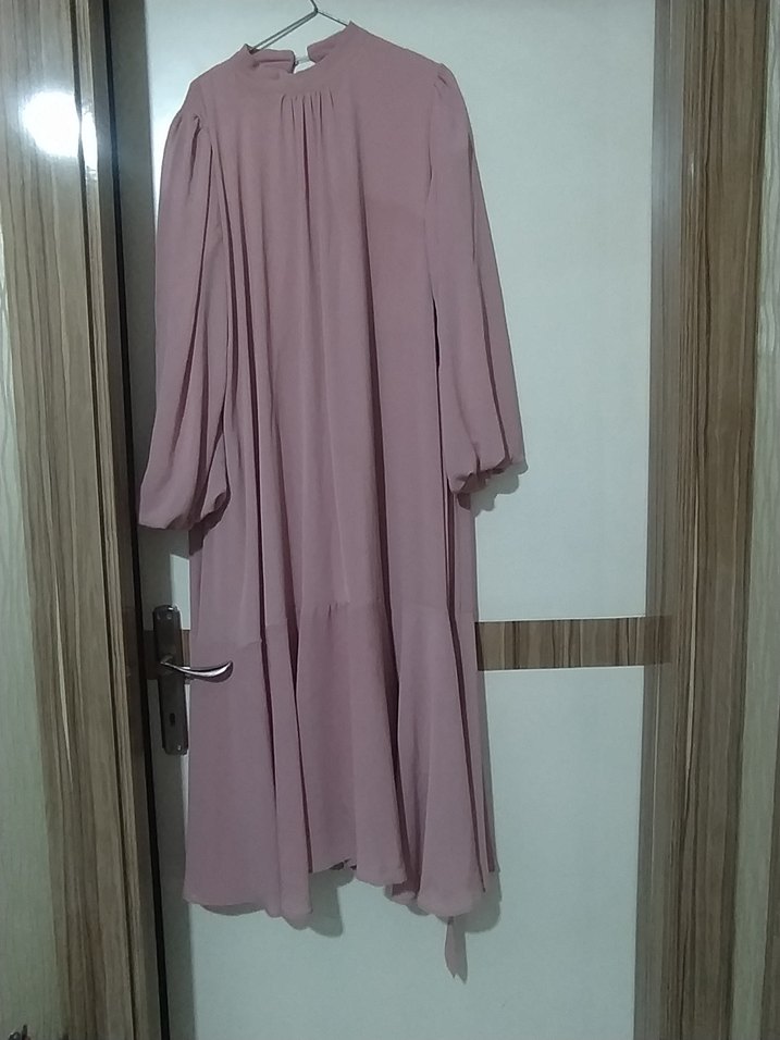 Pudra Pembe Salaş Hamile Bluzu - Görsel 2