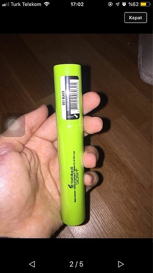 Gosh GOSH BOMBASTIC XXL ARGAN YAĞLI BESLEYİCİ KIVIRICI DOLGUN GÖSTERE