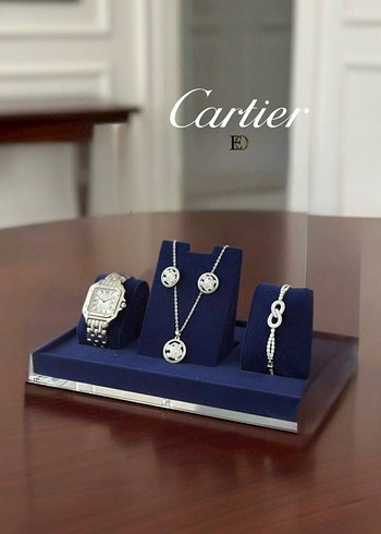 Cartier Cartier Altın Renkli Kadın Saat ve Takı Seti