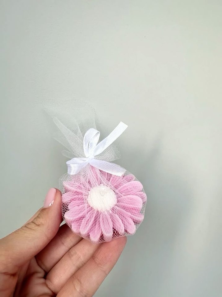 15 Papatya mum El Yapımı Çiçek Buketi - Görsel 3