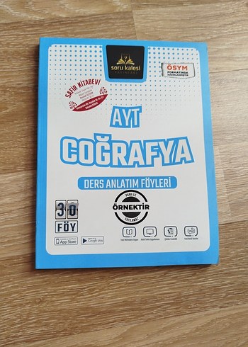 AYT Coğrafya Ders Anlatım Föyleri - 30 Sayfa