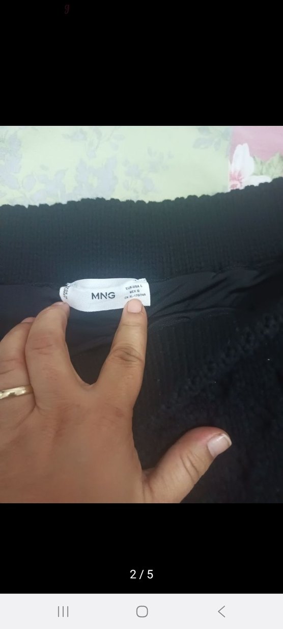 Siyah Örgü Kadın Uzun Etek - Görsel 4