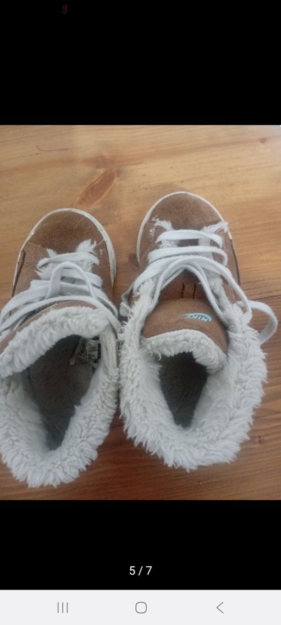 Kürklü Kahverengi unisex Çocuk Spor Ayakkabı - Görsel 5