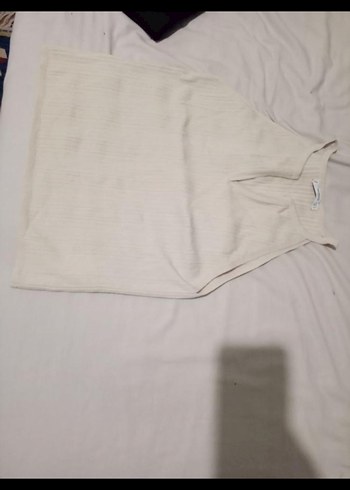 Mango bej askılı triko - Görsel 5