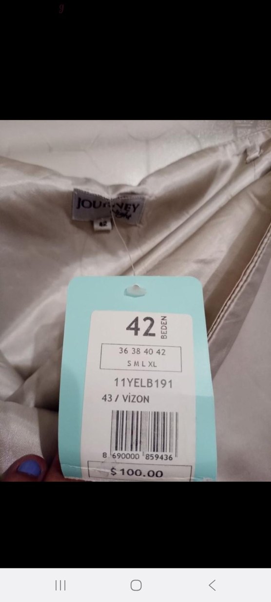 Bej Drapeli Straplez Midi Abiye Elbise - Görsel 2