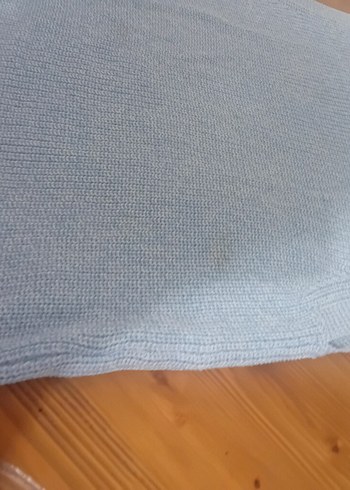 Mavi Triko Kolsuz Kadın Kazak - Görsel 2