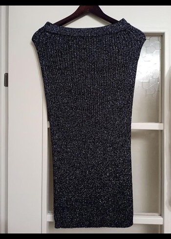 Gri Triko Midi Kalem Etek - Görsel 4