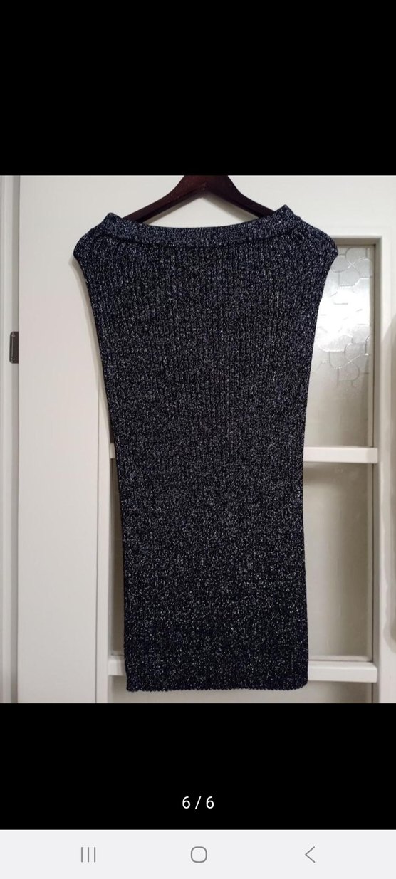 Gri Triko Midi Kalem Etek - Görsel 4