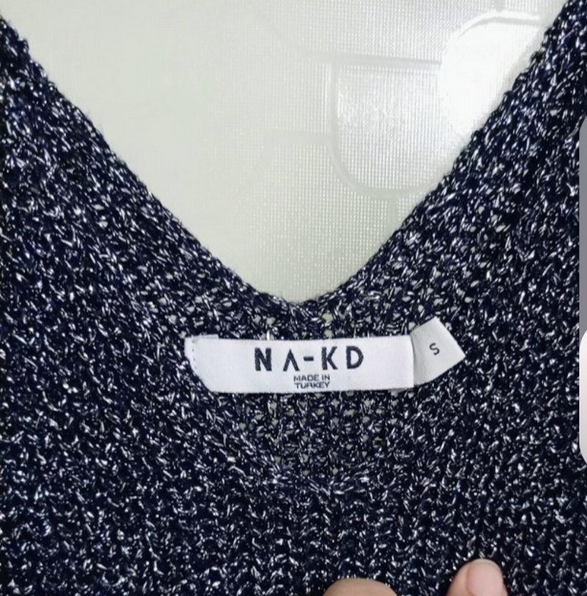 Gri V Yaka Uzun Dar Kesim Kadın Elbise - Görsel 4