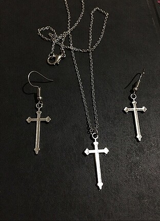 haç kolye hac kupe küpe cross jesus