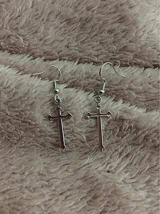 haç küpe kolye cross jesus