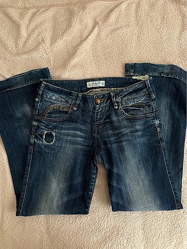 vintage jean denim kot mavi