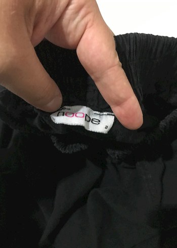 42 Beden Siyah Salaş Uzun Keten Etek