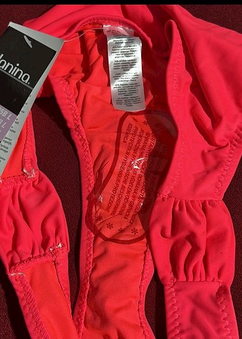 Kırmızı Askılı Kadın Bikini Takımı - Görsel 3