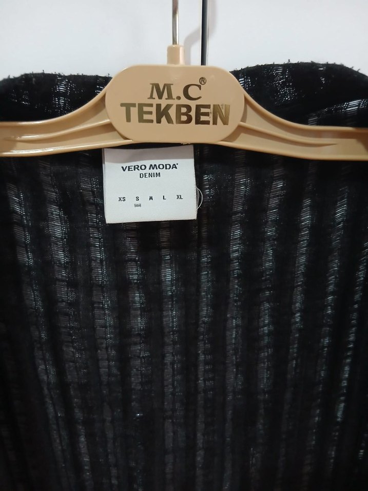 Siyah Uzun Kadın kimono - Görsel 2