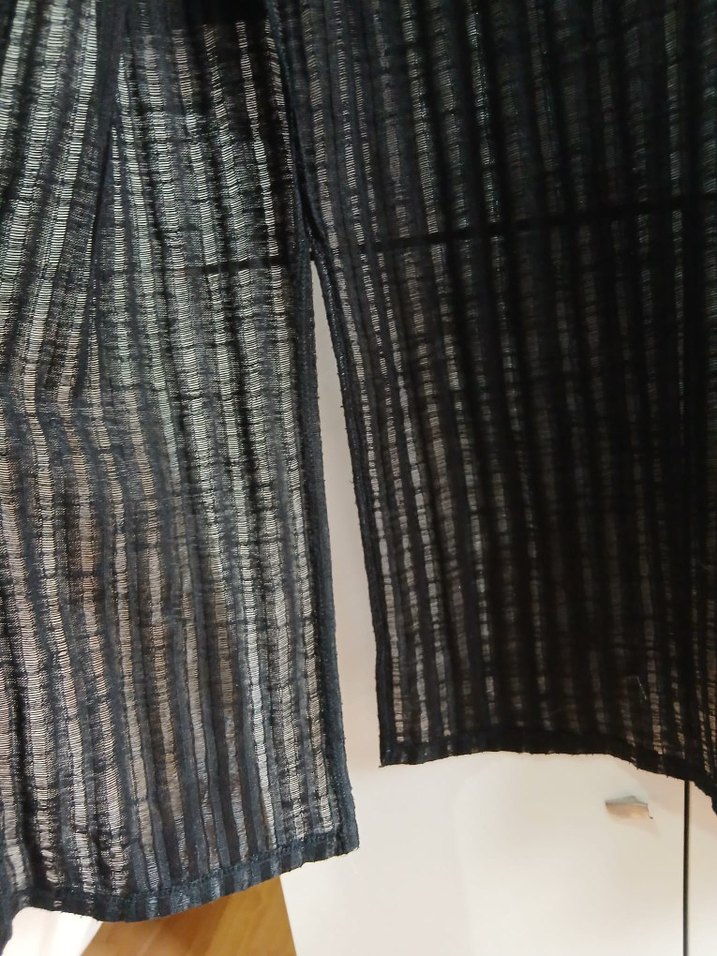 Siyah Uzun Kadın kimono - Görsel 4