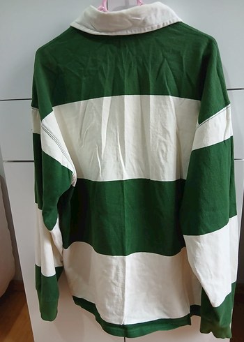 erkek ve kadın Yeşil Uzun Kollu Polo Tişört - Görsel 3