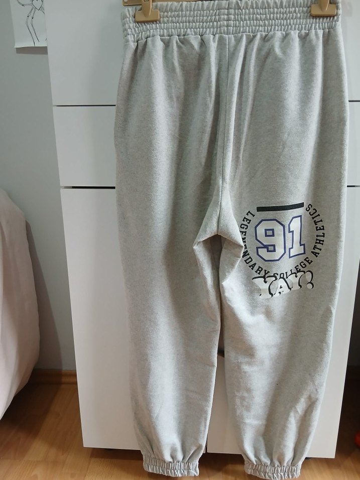 Gri Rahat Kesim Kadın Eşofman Altı - Görsel 2