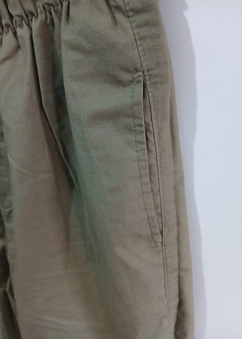 haki erkek çocuk kumaş pant - Görsel 5