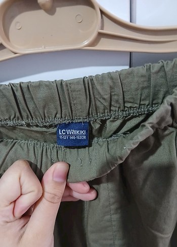haki erkek çocuk kumaş pant - Görsel 3