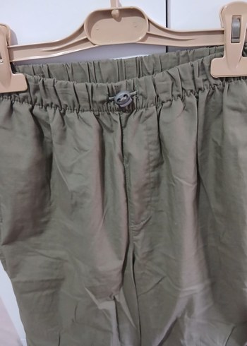 haki erkek çocuk kumaş pant - Görsel 2