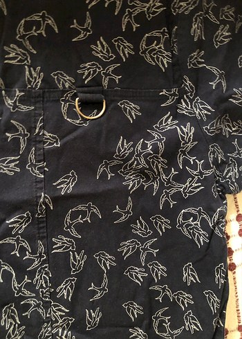 Lacivert Desenli ameliathane ve hemşire gömleği - Görsel 3