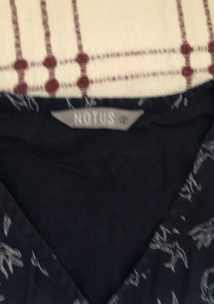 Lacivert Desenli ameliathane ve hemşire gömleği - Görsel 2