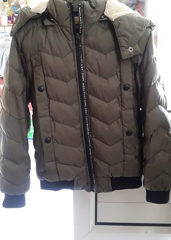 Bilen Tekstil Erkek Mont 10-11 Yaş  yesil - Görsel 2