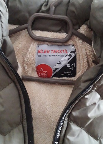 Bilen Tekstil Erkek Mont 10-11 Yaş  yesil - Görsel 11