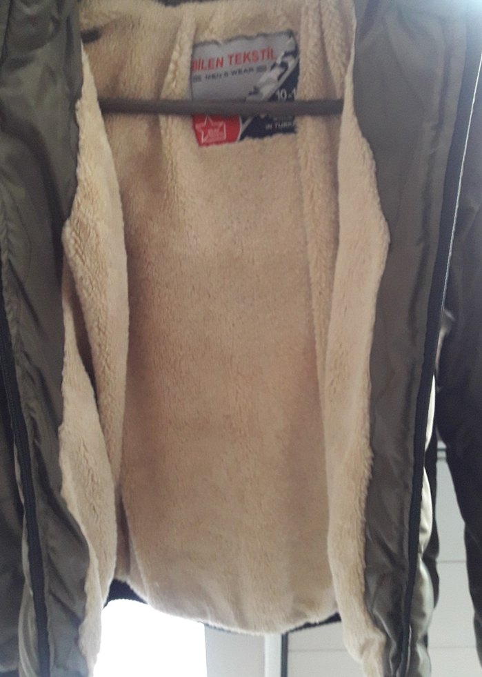 Bilen Tekstil Erkek Mont 10-11 Yaş  yesil - Görsel 5