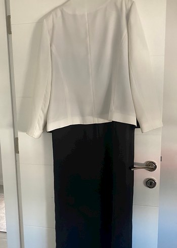 Kadın Uzun Kollu Beyaz Nakışlı Takım - Görsel 2