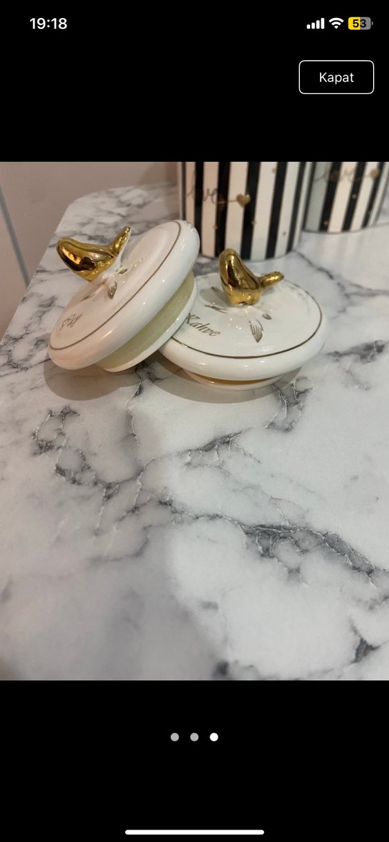 Altın Detaylı Siyah Beyaz Baharat Kavanoz Seti - Görsel 2