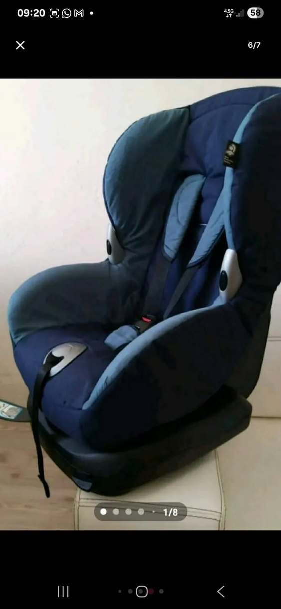 Koyu Mavi Çocuk Oto Koltuğu - Görsel 3