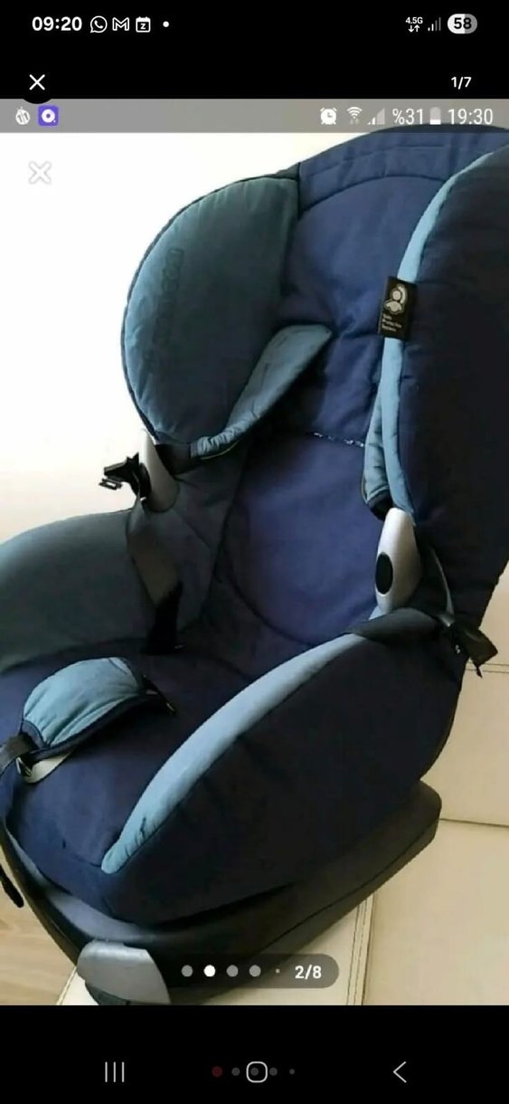 Koyu Mavi Çocuk Oto Koltuğu - Görsel 2