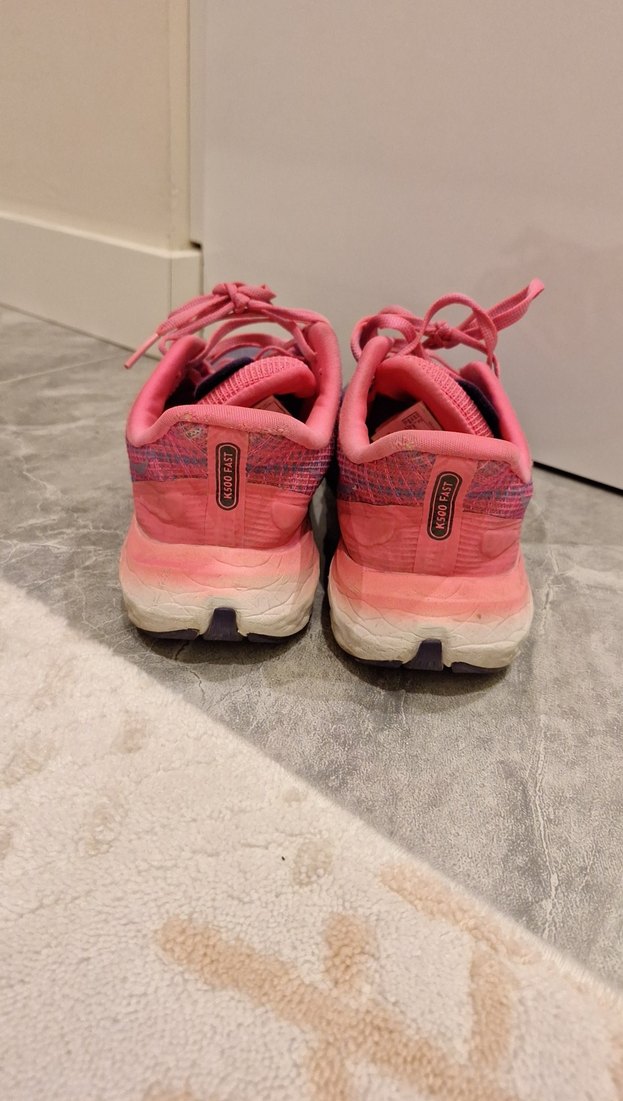 Pembe Bağcıklı Kadın Spor Ayakkabısı - Görsel 2