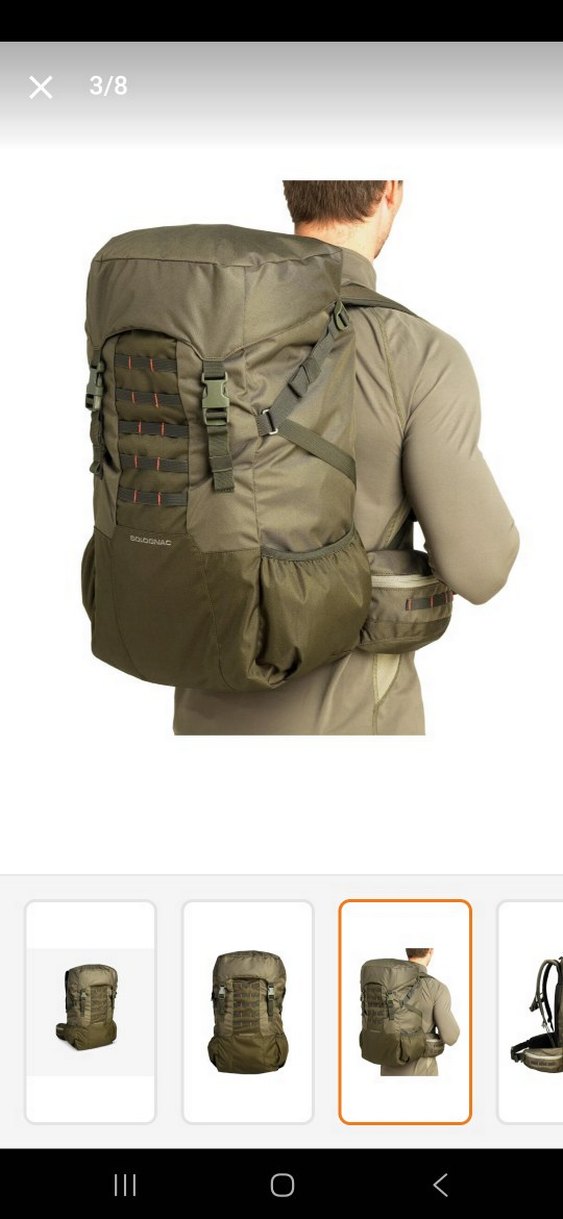 SIRT ÇANTASI SOLOGNAC X-ACCESS 2.0 50Lt - Görsel 4