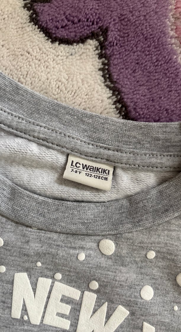 Gri Yeni Yıl Temalı Sweatshirt - Görsel 3