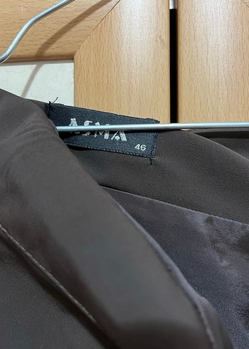 Kadın Kahverengi Uzun Pilili Etek - Görsel 3