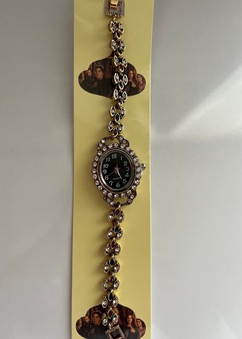 Zincir Detaylı Vintage Kadın Saati - Görsel 2