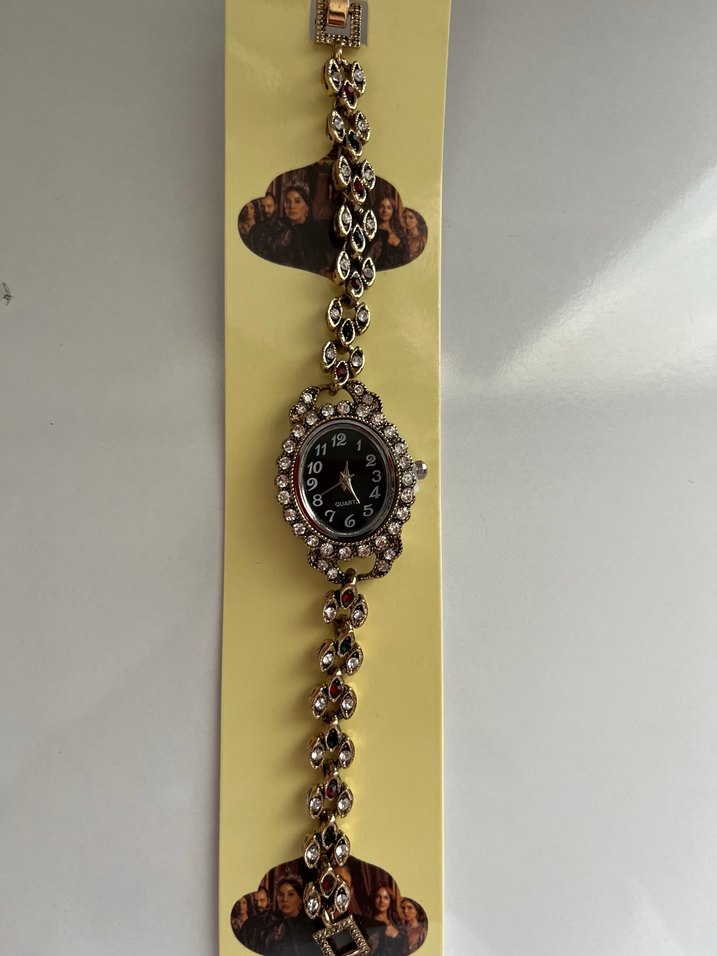 Zincir Detaylı Vintage Kadın Saati - Görsel 2
