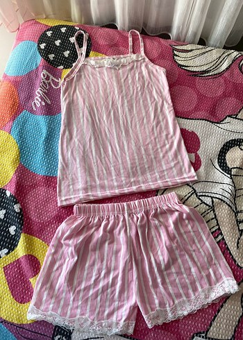 Pembe Mini Pijama Takımı