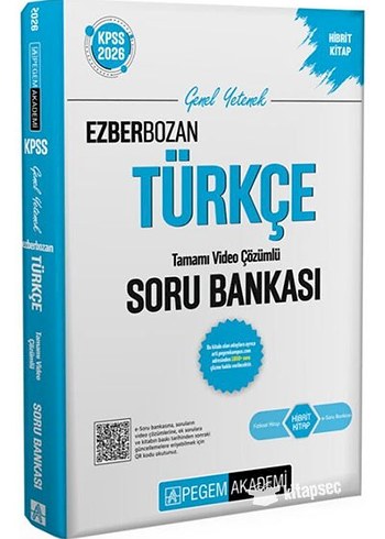 Ezberbozan Türkçe Soru Bankası KPSS 2026